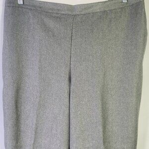 NWT Alfred Dunner Gray Classic Fit Comfort Elastic Waist Dress Slacks – Size 18